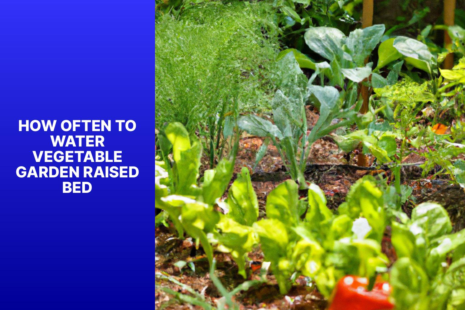 how-often-to-water-vegetable-garden-raised-bed-gardening-gains