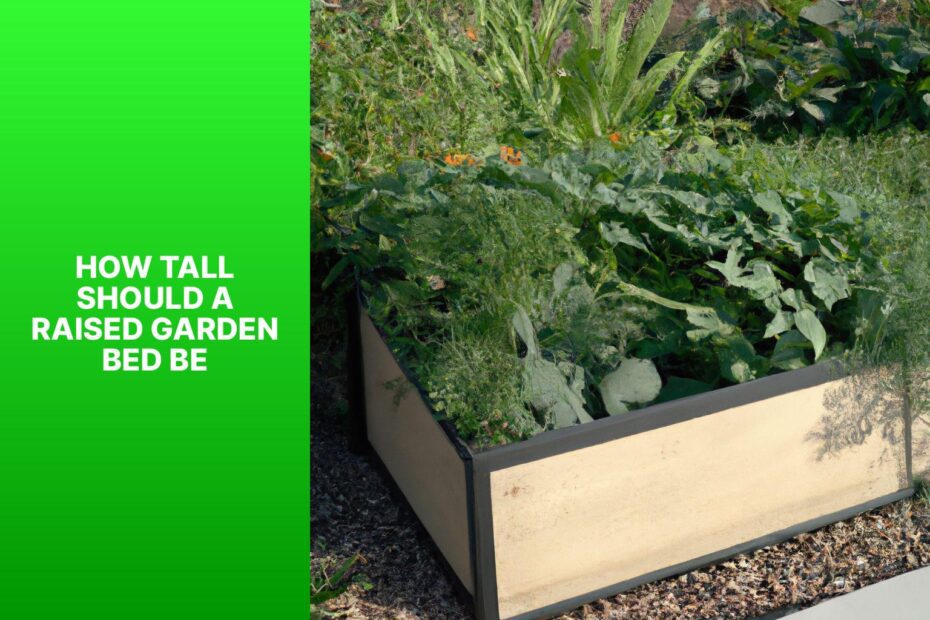 How Tall Should A Raised Garden Bed Be