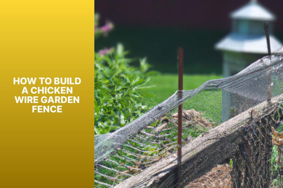 How To Build A Chicken Wire Garden Fence