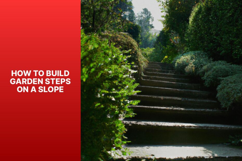 How To Build Garden Steps On A Slope