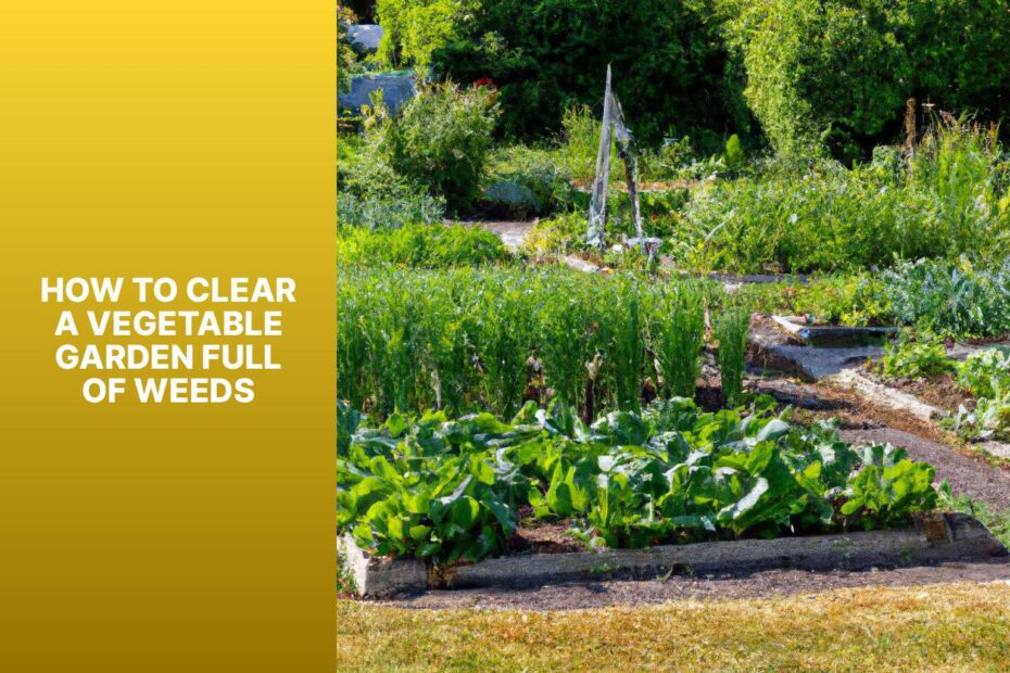How To Clear A Vegetable Garden Full Of Weeds