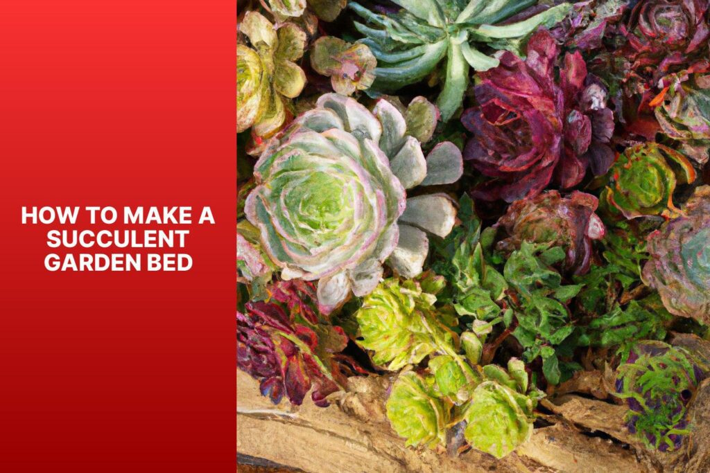 How To Make A Succulent Garden Bed - Gardening Gains