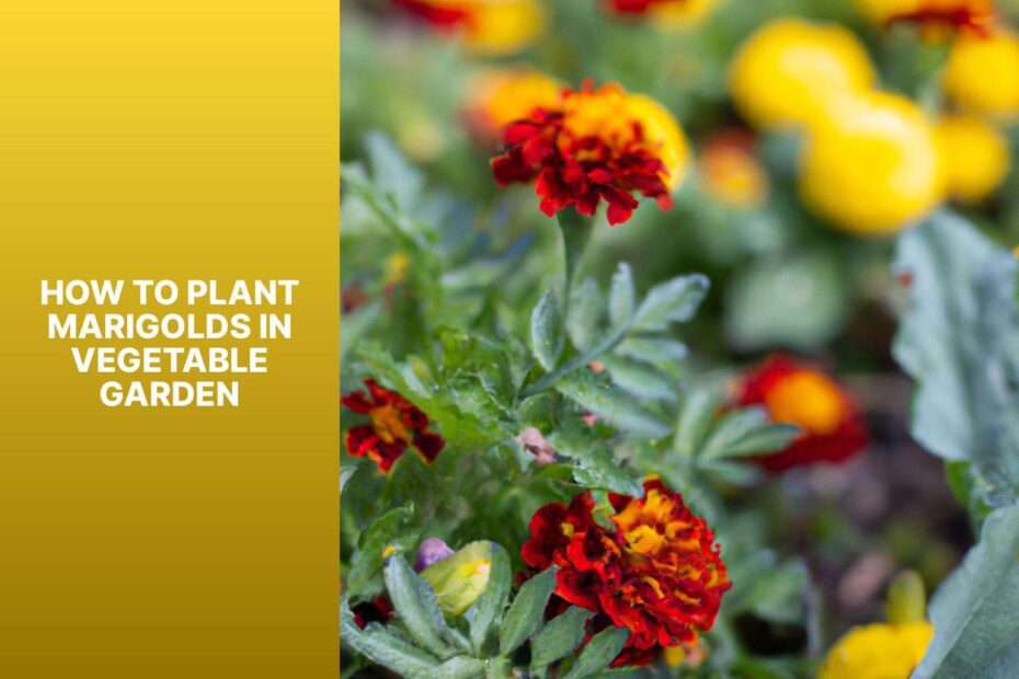 How To Plant Marigolds In Vegetable Garden
