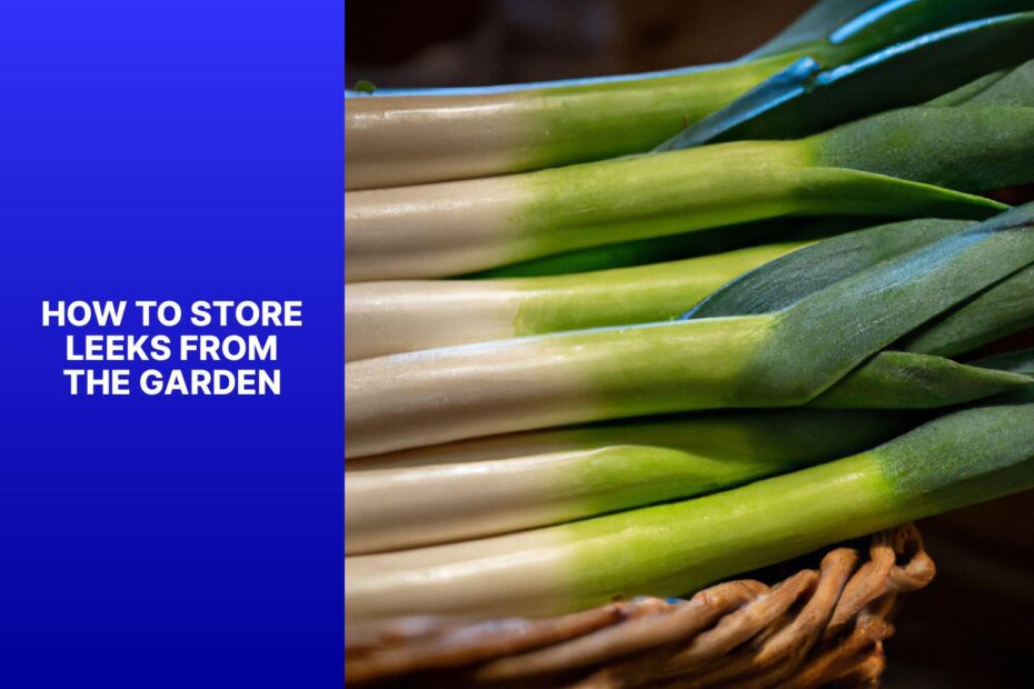 How To Store Leeks From The Garden