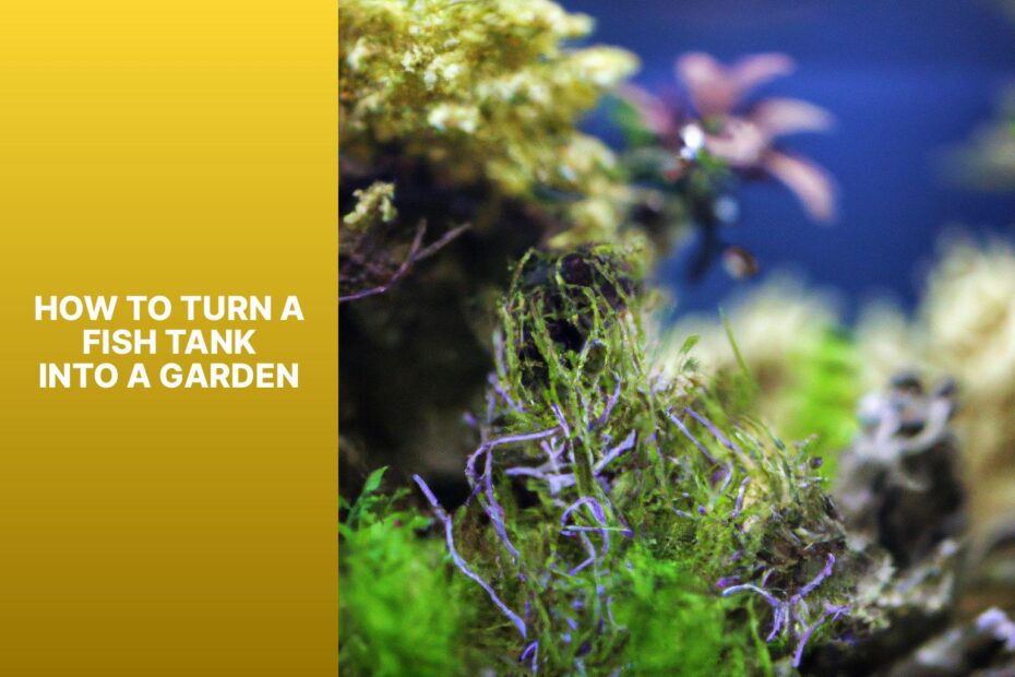 How To Turn A Fish Tank Into A Garden