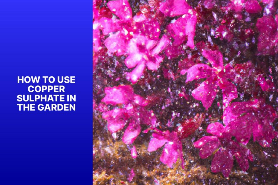 How To Use Copper Sulphate In The Garden