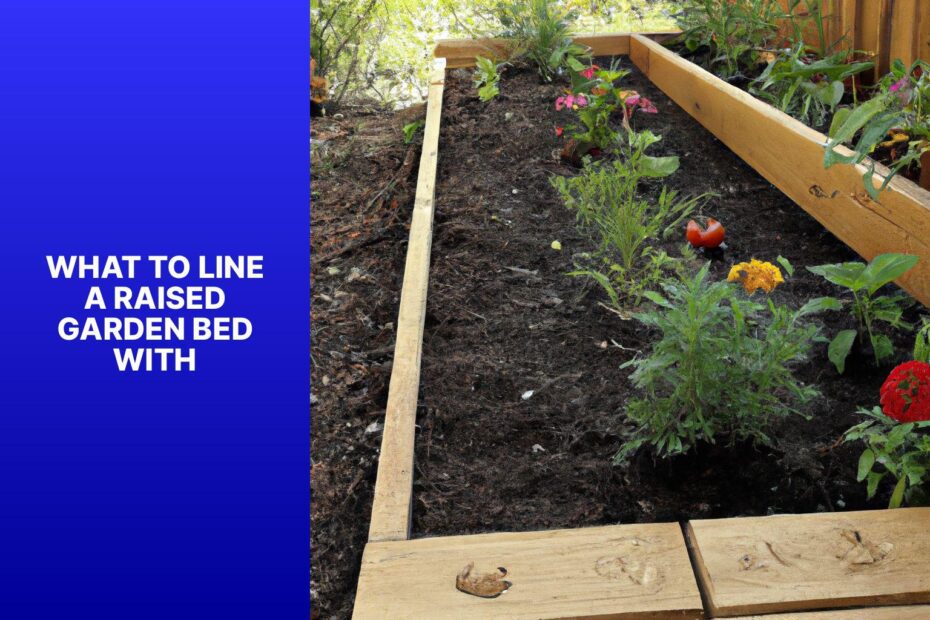 What To Line A Raised Garden Bed With