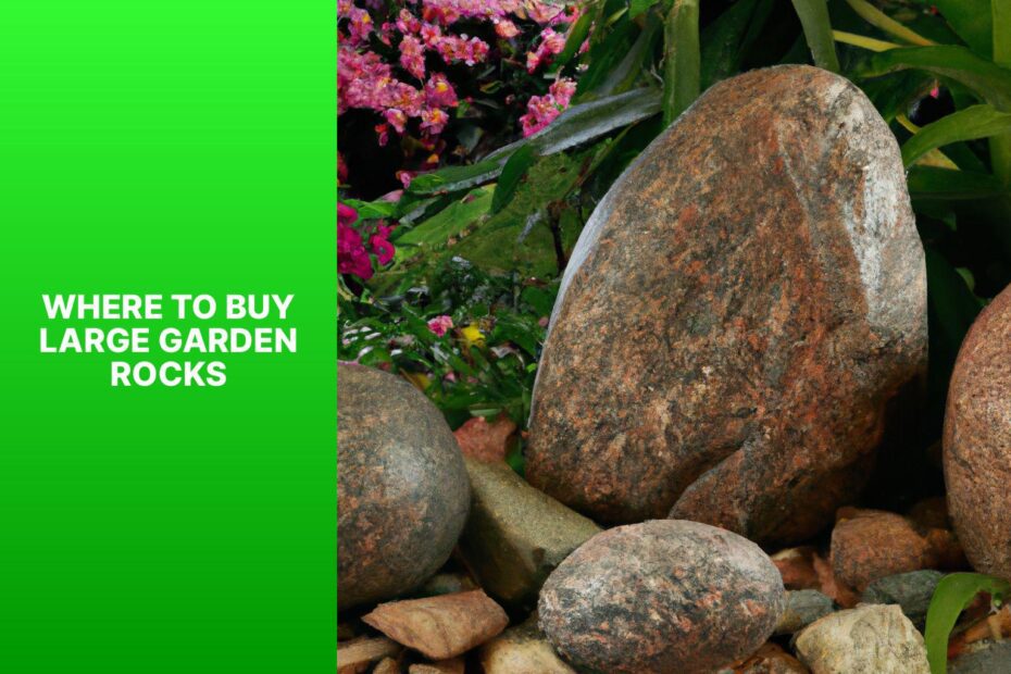 where to buy large garden rocks
