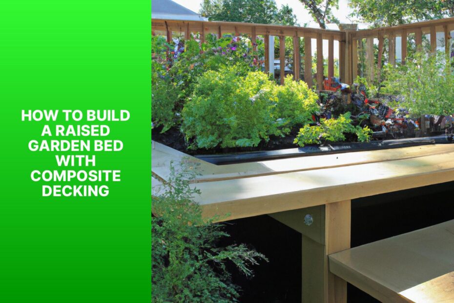 How To Build A Raised Garden Bed With Composite Decking
